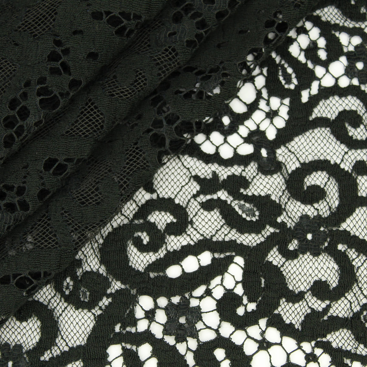 Schurwolle / Baumwolle / Rayon / PA 46001 / Spitze