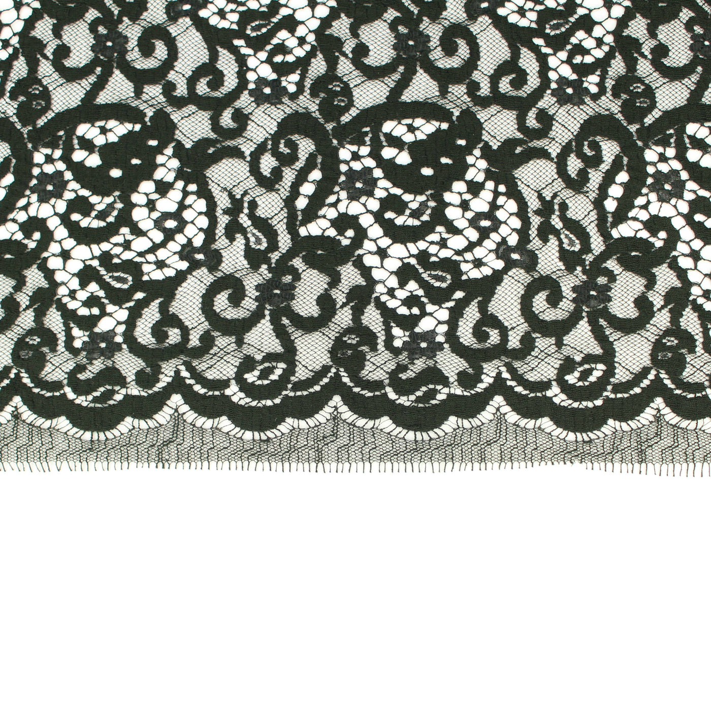 Schurwolle / Baumwolle / Rayon / PA 46001 / Spitze